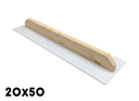 Ver imagem 1 de Desempenadeira Plástica de 3mm para Acabamentos de Drywall e Gesso Liso de 20x50cm