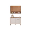 Ver imagem 1 de Cozinha Modulada Completa Divina 2 Peças (1aéreo+1balcão) C2p44 Freijo/off White - Mgm