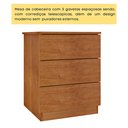 Ver imagem 6 de Mesa de Cabeceira 3 Gavetas 45cm Veronna Bege