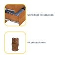 Ver imagem 4 de Mesa de Cabeceira 3 Gavetas 45cm Veronna  