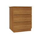 Ver imagem 2 de Mesa de Cabeceira 3 Gavetas 45cm Veronna  