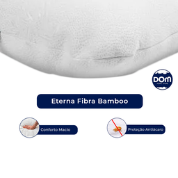 Travesseiro Eterna Fibra Bamboo Fibra Siliconizada Eleva - 2