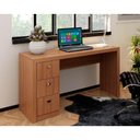 Ver imagem 1 de Mesa de Computador Me4102 C/ 3 Gavetas Amêndoa - Tecno Mobili