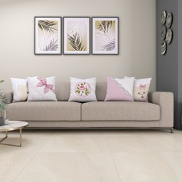 Kit 5 Capas de Almofadas Estampadas Infantil 40cm Ursinha Decoração Sala Menina Zíper Invisível Sofá - 2