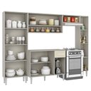 Ver imagem 3 de Cozinha Completa 5 Peças 11 Portas 2 Gavetas Madri Espresso Móveis