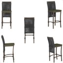 Ver imagem 5 de Mesa Bistro e 2 Banquetas Roma Marrom Corda Náutica 13 Trama Original