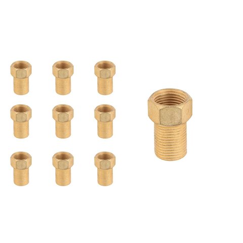 Kit 10 Conexão Extensor Aumento Prolongador Médio Rosca 1/2 2,5cm