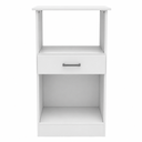 Ver imagem 5 de Balcao para Forno Armario Multiuso 2 Portas 1 Gaveta 50cm Branco - Mademovel