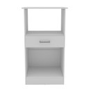 Ver imagem 2 de Balcao para Forno Armario Multiuso 2 Portas 1 Gaveta 50cm Branco - Mademovel