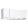 Armário Aéreo Cozinha 150 em Aço Vênus 4 Portas Branco - Cozimax - 1