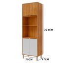 Ver imagem 4 de Torre Quente Divina 70 Cm 2 Fornos 4 Portas - Cinamomo/off White