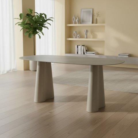 Mesa Jantar Retângula Orgânica 180cm Aura Rivatti