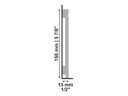 Ver imagem 2 de Rodape de Poliestireno 15cm Branco B156 Frisado - Santa Luzia