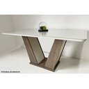 Ver imagem 7 de Conjunto Sala De Jantar Veneza Tampo De Vidro 6 Cadeiras Madeira Maciça Eucalipto 