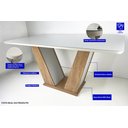 Ver mais imagens de Conjunto Sala De Jantar Veneza Tampo De Vidro 6 Cadeiras Madeira Maciça Eucalipto 