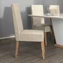 Ver imagem 6 de Conjunto Sala De Jantar Veneza Tampo De Vidro 6 Cadeiras Madeira Maciça Eucalipto 