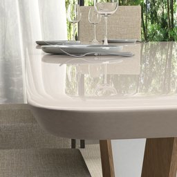 Conjunto Sala De Jantar Veneza Tampo De Vidro 6 Cadeiras Madeira Maciça Eucalipto  - 9