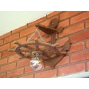 Ver imagem 4 de Kit 2 Arandela Luminária Lustre Leme de Navio 110/220v
