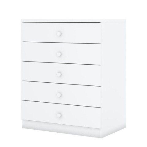 Quarto Infantil Flocos Com Cômoda Casa 812 Branco
