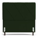 Ver mais imagens de Cabeceira Cama Box Casal Mel 140cm com Frame Veludo Verde - Desk Design