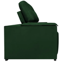 Ver imagem 6 de Sofá Vicenza 3 Lugares Retrátil Sala de Estar 175cm Suede Verde - Incasa Decor