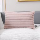 Ver imagem 1 de Kit C/ 2 Capas P/ Almofadas em Pelucia Wave Soft 2 Lados - 30x60 Cm - Rosé