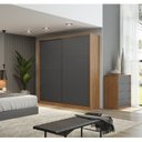 Ver imagem 6 de Guarda Roupa Casal 2 Portas 3 Gavetas Belga Móveis