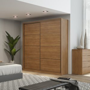 Guarda Roupa Casal 2 Portas 3 Gavetas Belga  Móveis
