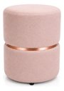 Ver imagem 3 de Kit de Puff Cinta no Meio Rose Gold, Cor Rosa Linho - Let Móveis