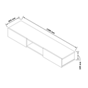 Ver imagem 4 de Nicho Impacto 1.20 para Sala/quarto - 2 Cores:cinamomo