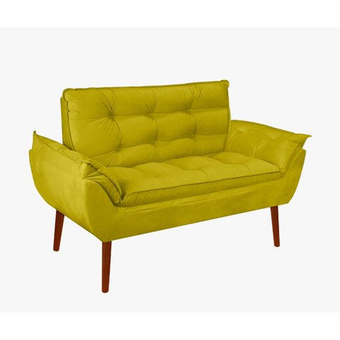Kit 01 Namoradeira Opala 02 Lugares Decorativa Suede
