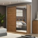 Ver imagem 2 de Guarda Roupa Casal com Espelho 2 Portas 3 Gavetas Belga