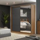 Ver imagem 1 de Guarda Roupa Casal com Espelho 2 Portas 3 Gavetas Belga