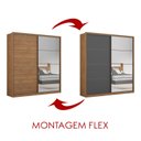 Ver imagem 4 de Guarda Roupa Casal com Espelho 2 Portas 3 Gavetas Belga