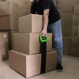 Cinto para Transporte de Moveis Caixa Mudanças Faixa de Carregamento Manual Ajustavel Multiuso - 4