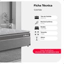 Ver imagem 2 de Colchão Casal Life D33 Pillow Top Cinza 17x138x188cm