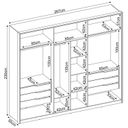 Ver imagem 4 de Guarda Roupa Casal 6 Portas Atrice Móveis