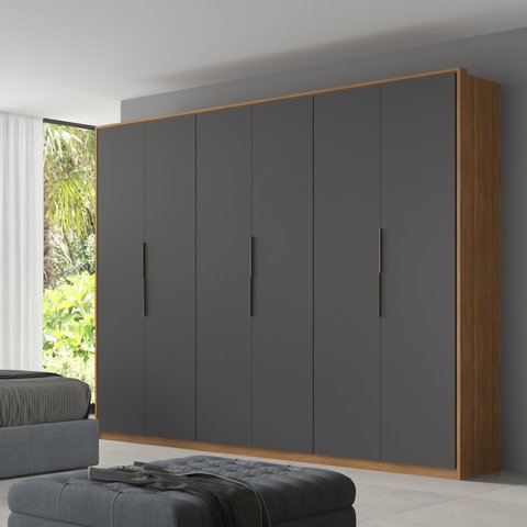 Guarda Roupa Casal 6 Portas Atrice  Móveis