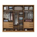 Ver imagem 2 de Guarda Roupa Casal 6 Portas Atrice  Móveis