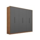 Ver imagem 3 de Guarda Roupa Casal 6 Portas Atrice  Móveis