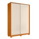 Ver imagem 1 de Guarda Roupa Frizatto 2 Portas Cinamomo/off White (flex) - Abz