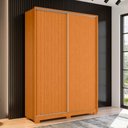 Ver imagem 4 de Guarda Roupa Frizatto 2 Portas Cinamomo/off White (flex) - Abz