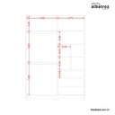 Ver imagem 7 de Guarda Roupa Frizatto 2 Portas Cinamomo/off White (flex) - Abz