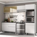 Ver imagem 3 de Armário de Cozinha Compacta 252cm Veneza Multimóveis V3692 Branco