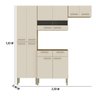 Armário de Cozinha Completa Mdf 12 Portas com Balcão Versalhes Plus - Freijó/soft - 2
