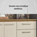 Ver imagem 6 de Armário de Cozinha Completa Mdf 12 Portas com Balcão Versalhes Plus - Freijó/soft