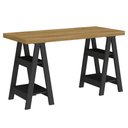 Ver imagem 2 de Mesa para Escritório Escrivaninha Home Office Art A02 Olmo Preto - Lyam Decor