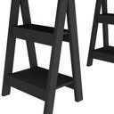 Ver imagem 7 de Mesa para Escritório Escrivaninha Home Office Art A02 Olmo Preto - Lyam Decor