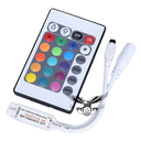 Ver imagem 2 de Fita Led RGB 5 metros 16 Cores Prova D'agua Ip65 + Fonte 12v2a + Controle 24 Botões + Controladora R