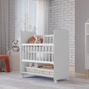 Ver imagem 1 de Mini Berço Grade Removível com Colchão New Baby Branco
